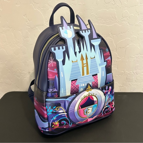 Loungefly Disney Cinderella Castle Mini Backpack - Picture 9 of 14